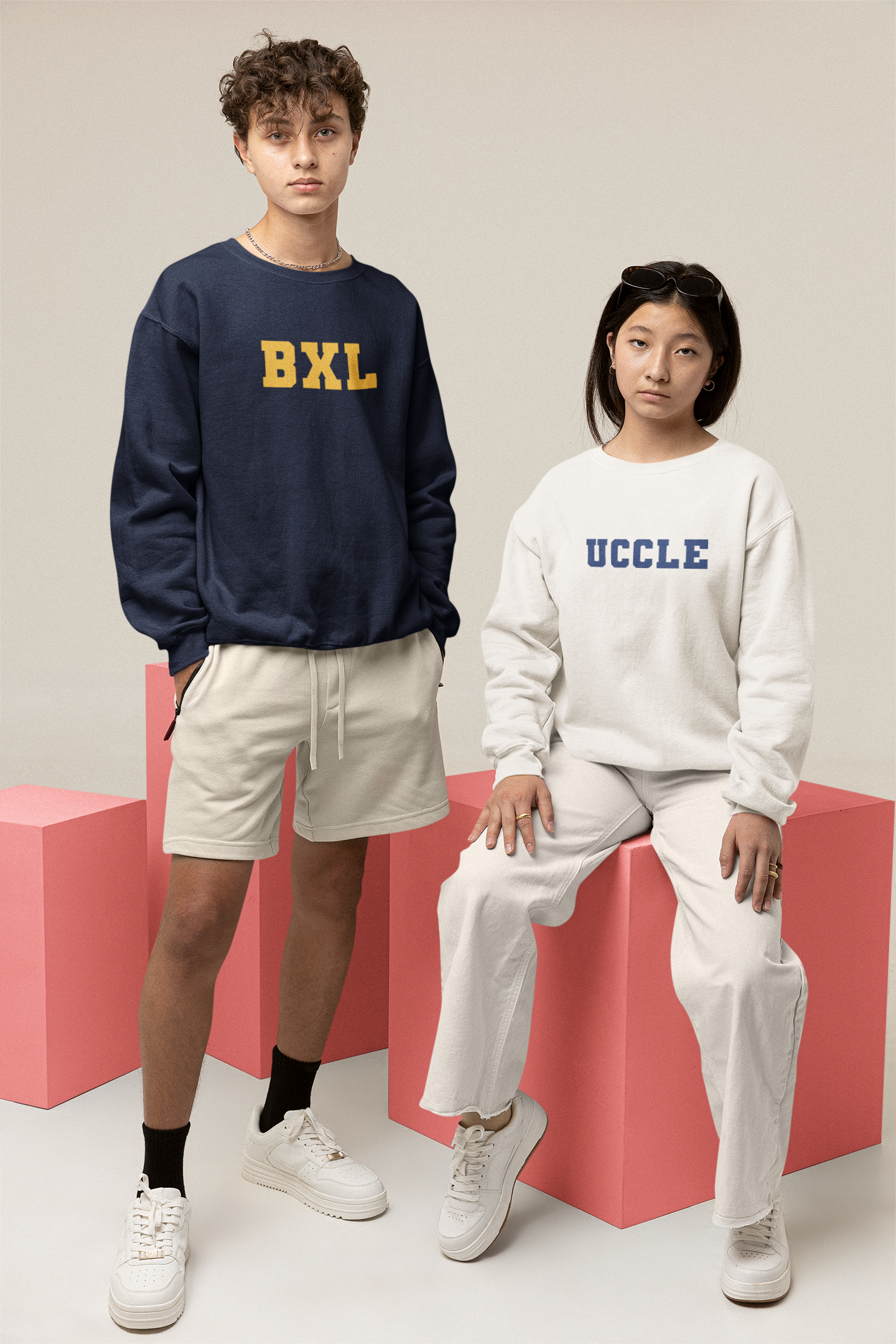 sweatshirt BXL et sweatshirt uccle homme et femme