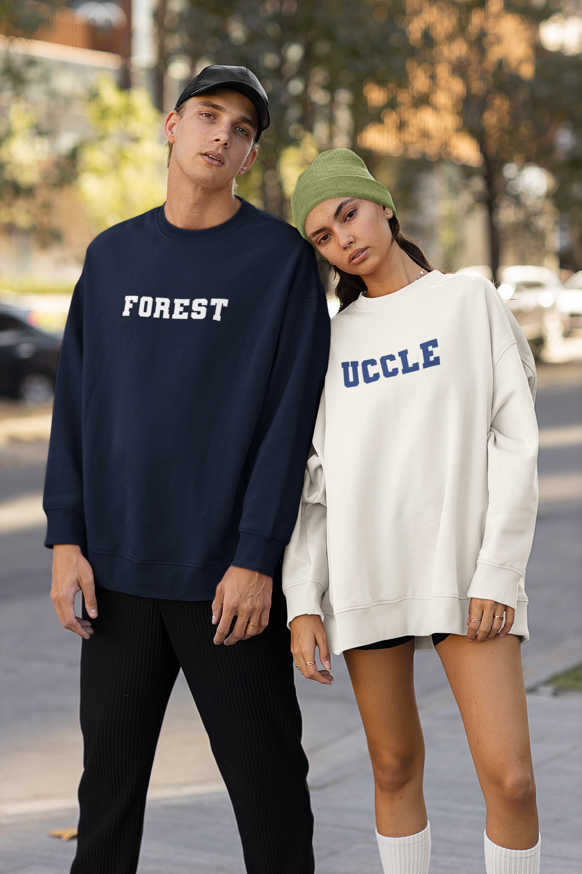 Sweatshirt Forest bleu marine