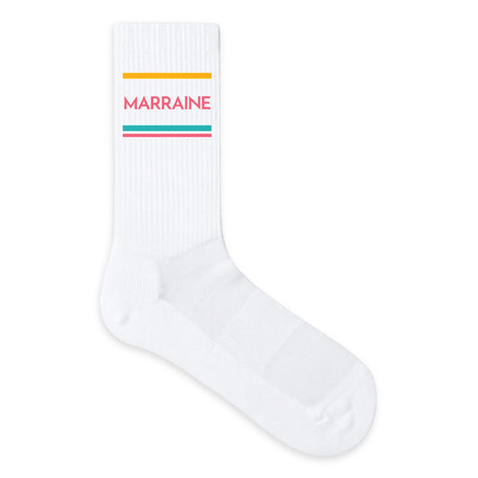 Chaussettes Marraine Made in Europe en Coton bio - face_0