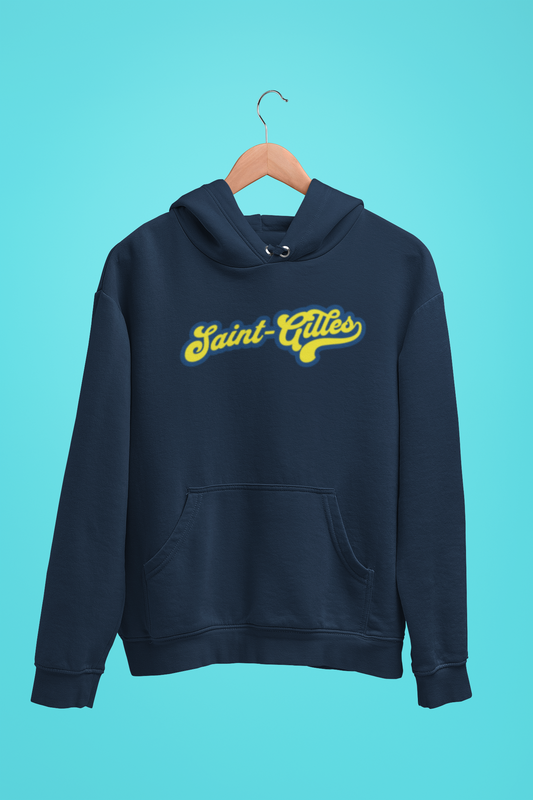 Hoodie Saint-Gilles Vibes bleu marine
