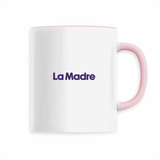 Mug La Madre rose, vue de face
