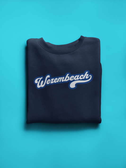 Sweatshirt Wezembeach Vibes bleu marine