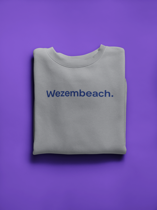 Sweatshirt "Wezembeach" unisexe écoresponsable