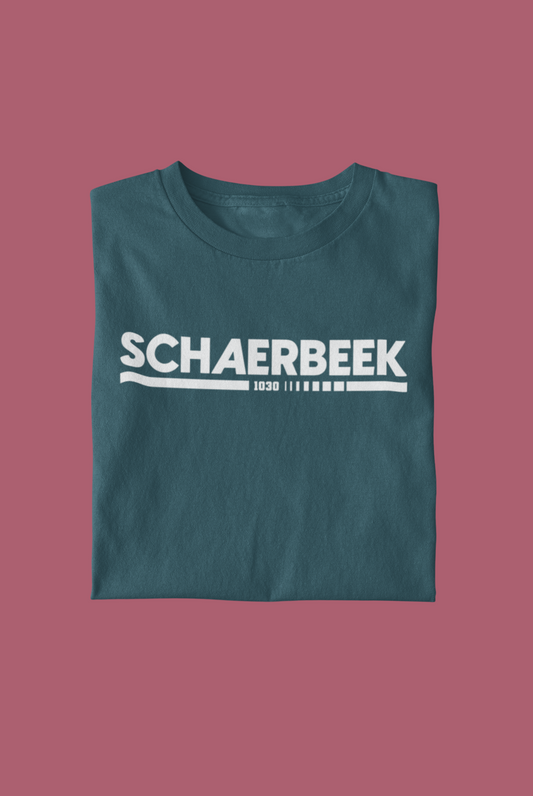 T-shirt unisexe "Schaerbeek" 100% coton biologique