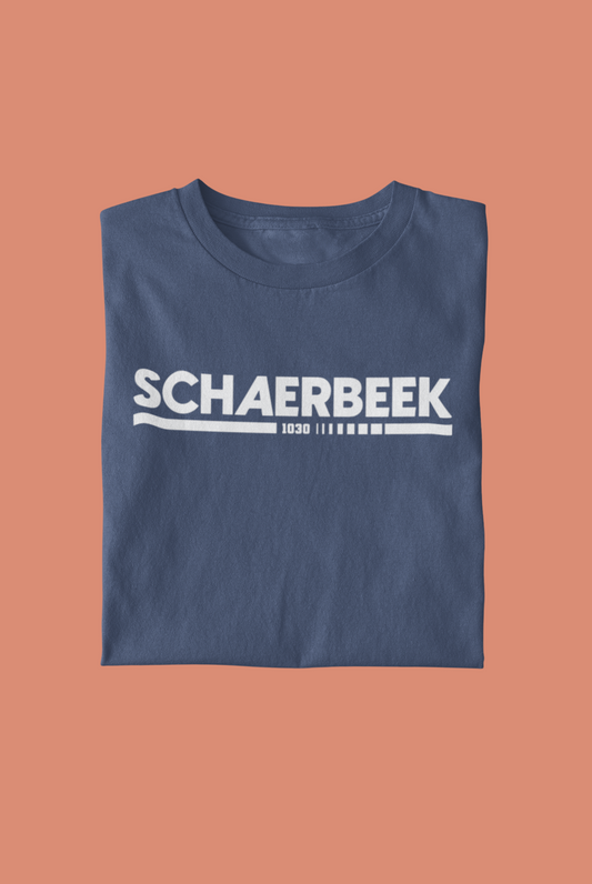 T-shirt unisexe "Schaerbeek" 100% coton biologique