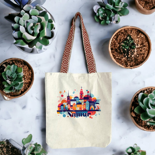 Tote-bag ethnique Namur Nature
