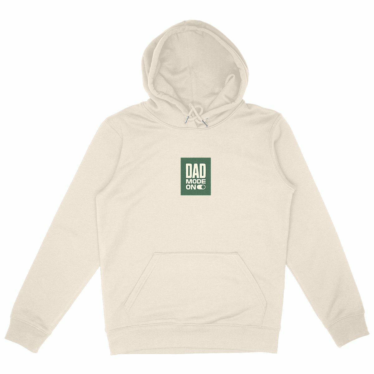 Hoodie Dad Mode On éco-responsable - face_ivoire