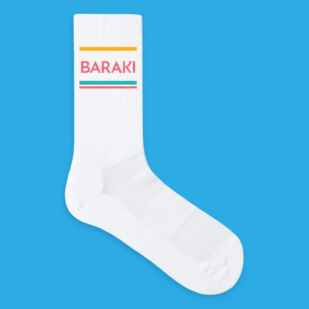 Chaussettes "Baraki" Made in Europe en Coton bio