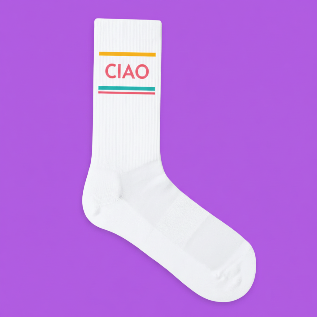 Chaussettes "Ciao" Made in Europe en Coton bio