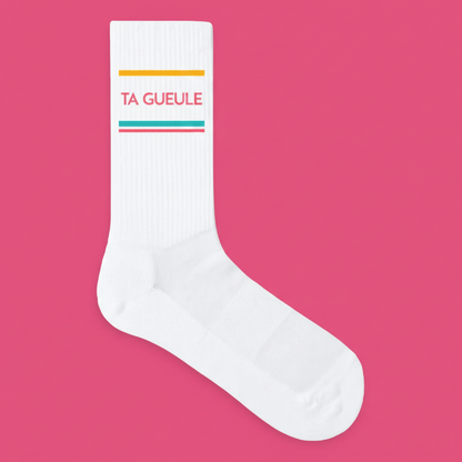 Chaussettes "Ta Gueule" Made in Europe en Coton bio