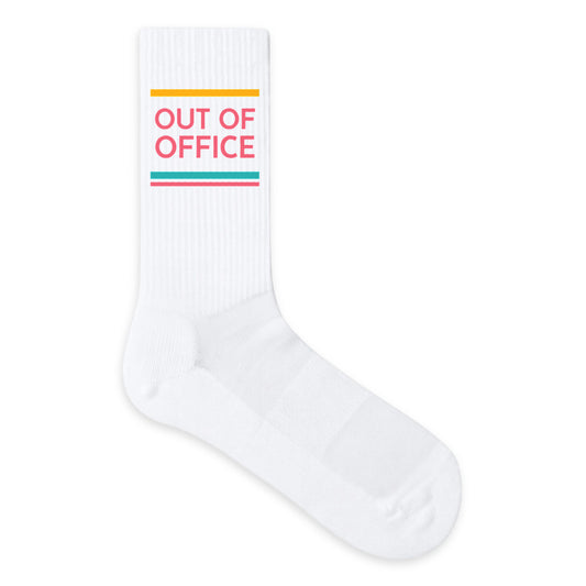 Chaussettes Out Of Office, vue de face