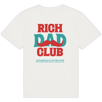 T-shirt Rich Dad Club 100% coton biologique - dos_0