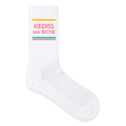 Chaussettes Kediss Ma Biche Made in Europe en Coton bio - face_0