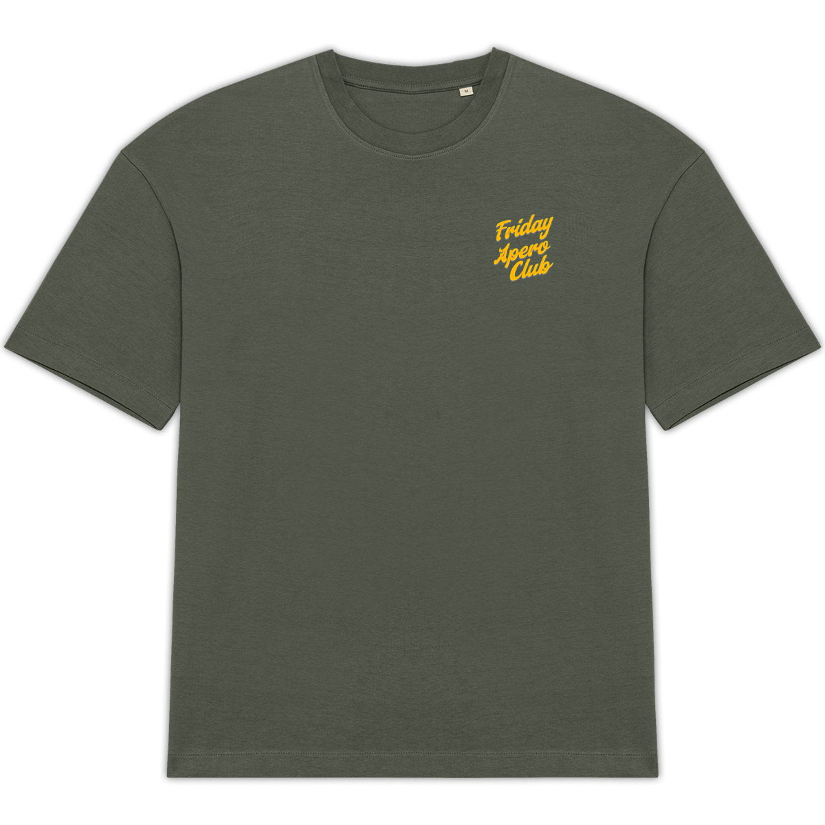 T-shirt oversized Friday Apero Club unisexe écoresponsable 