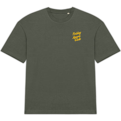 T-shirt oversized Friday Apero Club unisexe écoresponsable 