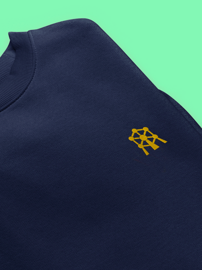 sweatshirt atomium bleu