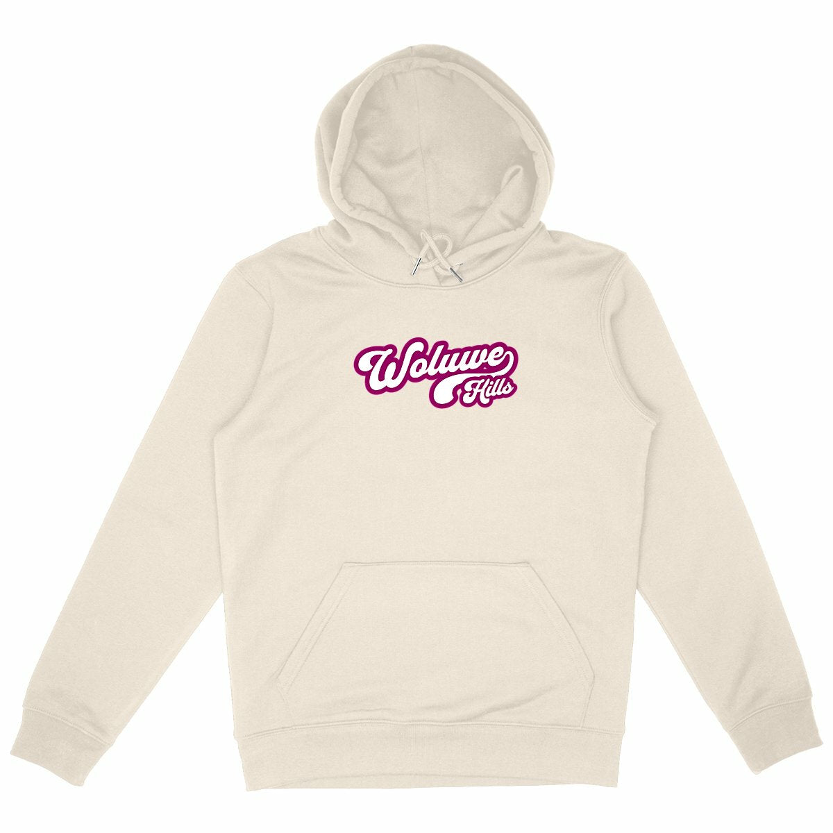 Hoodie Woluwe Hills ivoire, vue de face