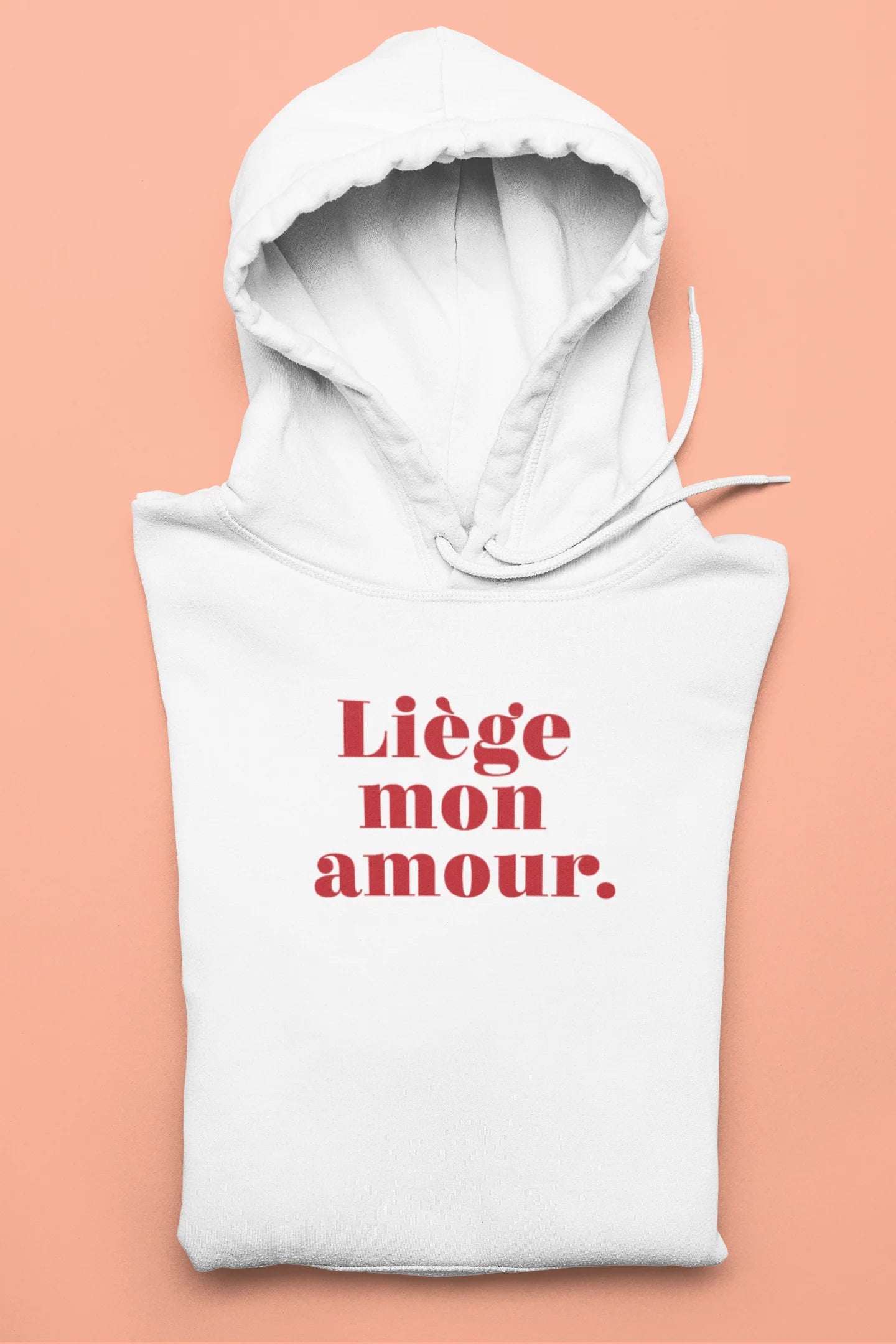 Hoodie "Liège mon amour" unisexe éco-responsable