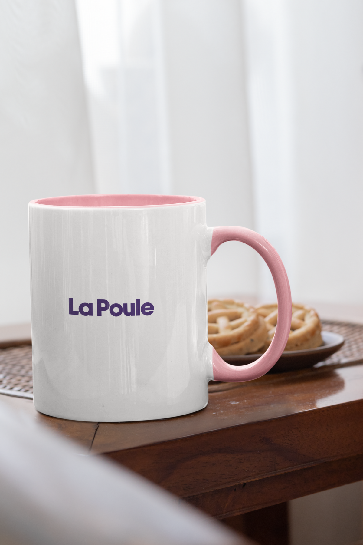 Mug La Poule, en situation