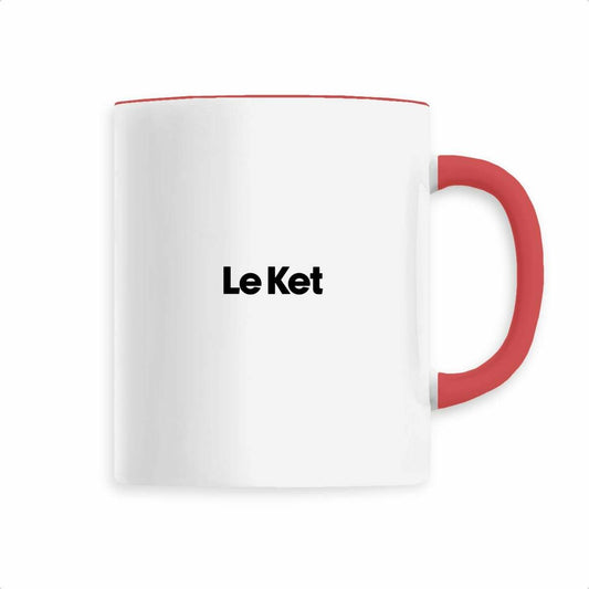 Mug Le Ket rouge, vue de face