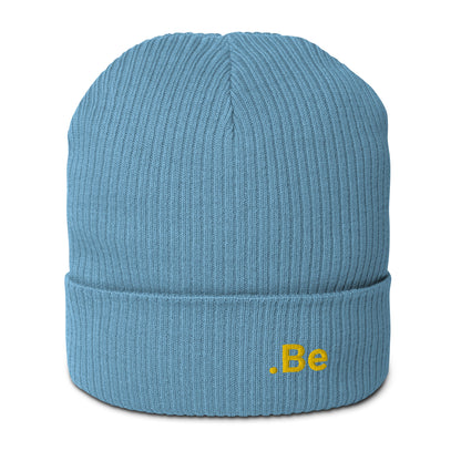 bonnet belgique bleu coton biologique