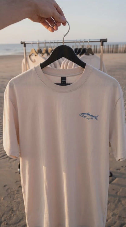 T-shirt Oversize "Noordzee" 100% coton biologique