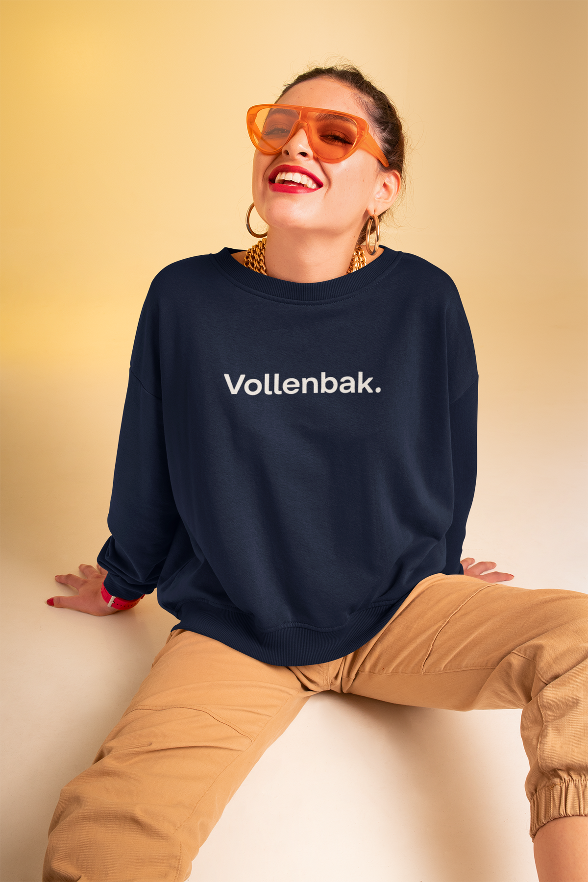 Sweatshirt Vollenbak, porté par une femme