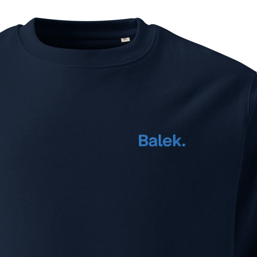 Sweatshirt brodé "Balek" unisexe éco-responsable