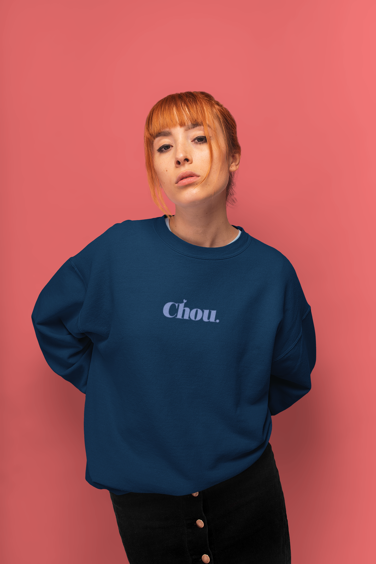 Sweatshirt "Chou" pour elle unisexe écoresponsable