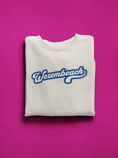 Sweatshirt Wezembeach Vibes ivoire