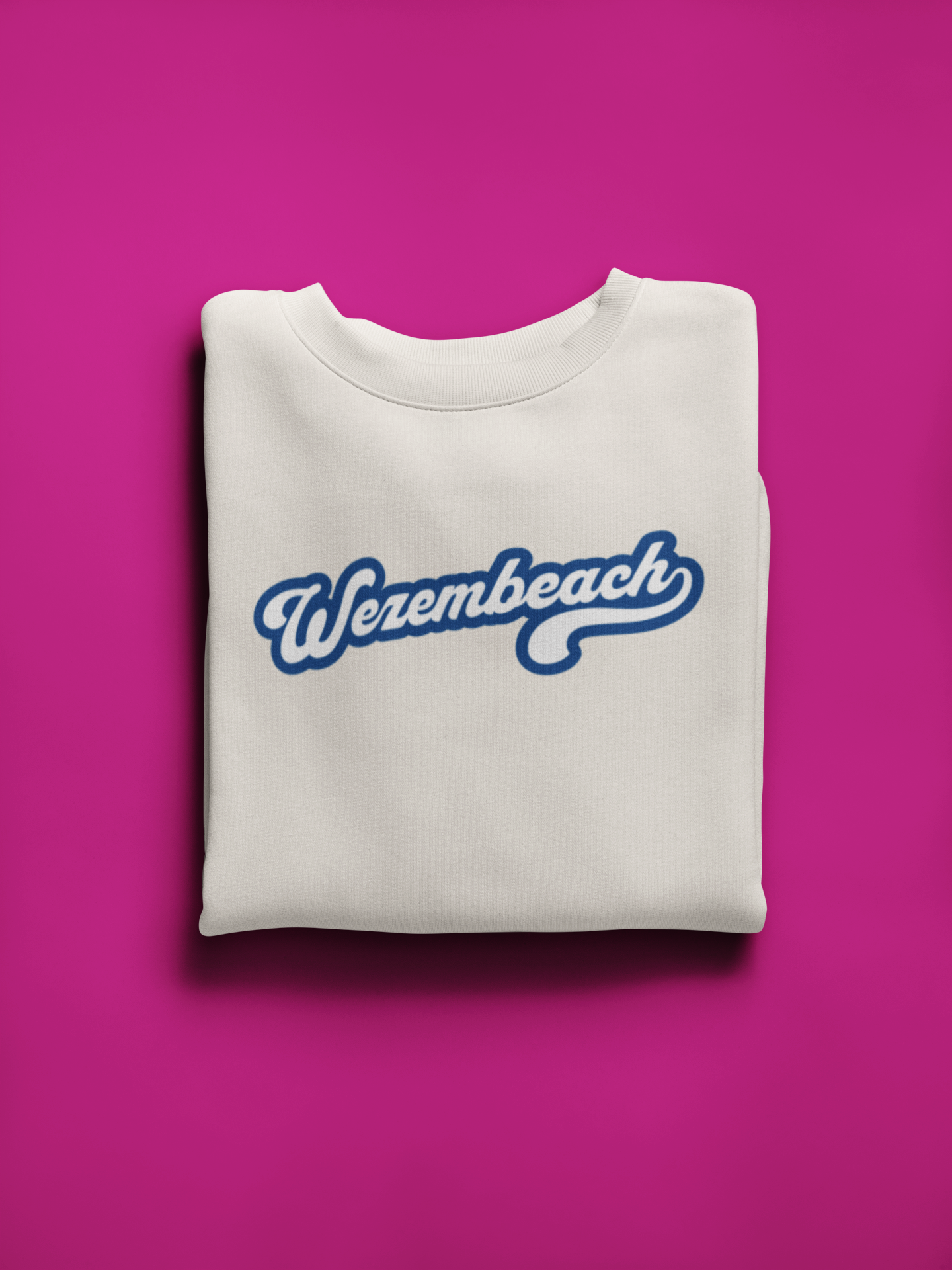 Sweatshirt unisexe "Wezembeach Vibes" écoresponsable