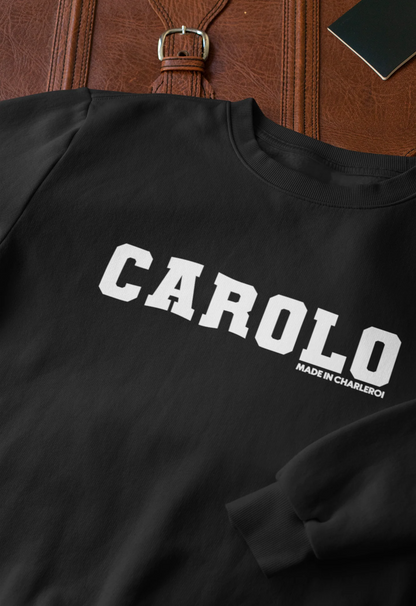 Sweatshirt "Carolo Made in Charleroi"unisexe éco-responsable