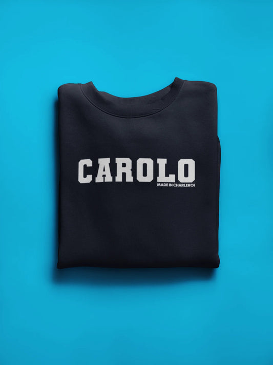 Sweatshirt "Carolo Made in Charleroi"unisexe éco-responsable