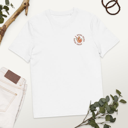 T-shirt Aperol O'clock blanc, vue de face