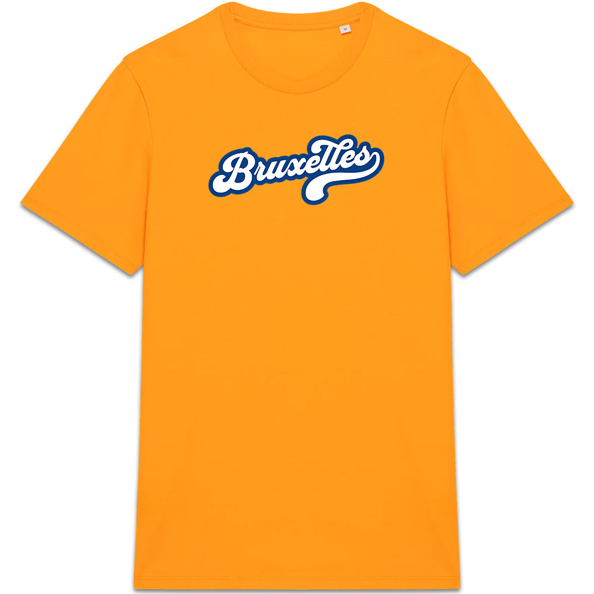 T-shirt Bruxelles orange, vue de face