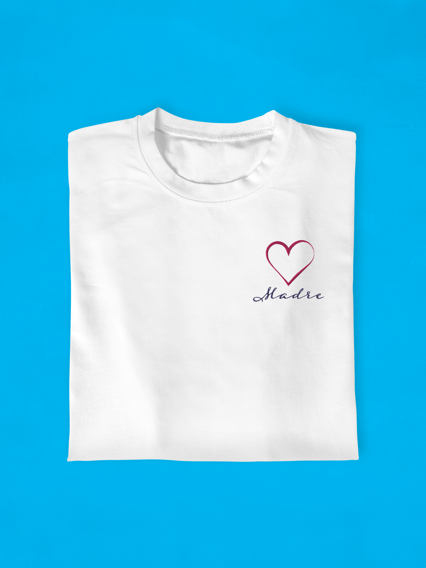 T-shirt unisexe brodé "Madre" en coton biologique