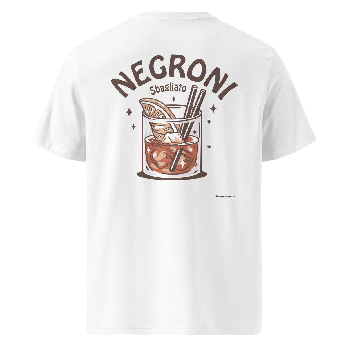 T-shirt Negroni blanc, vue de dos