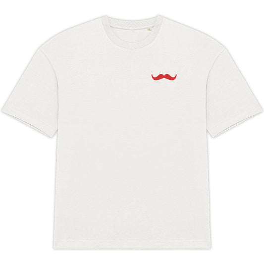 T-shirt Rich Dad Club blanc, vue de face