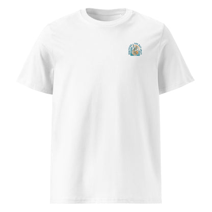 T-shirt Spritzing the day away blanc, vue de face