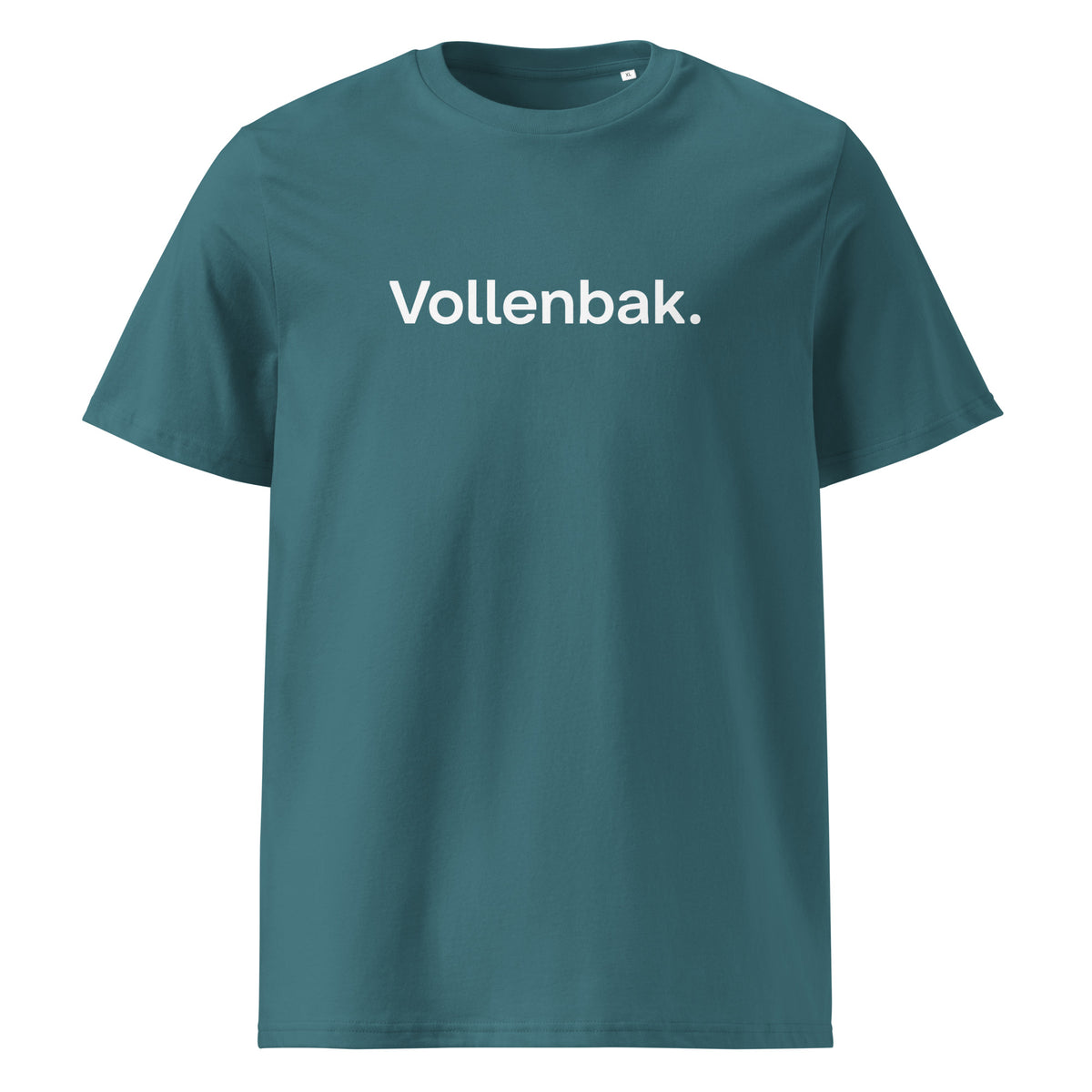 T-shirt Vollenbak bleu canard, vue de face