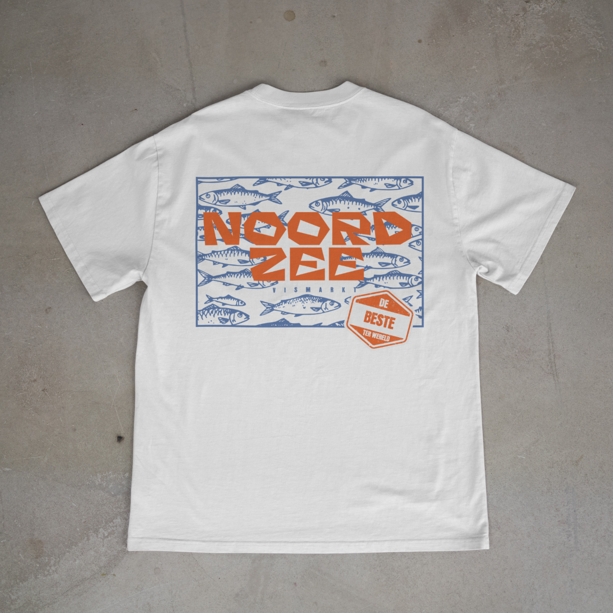 T-shirt Oversize "Noordzee" 100% coton biologique