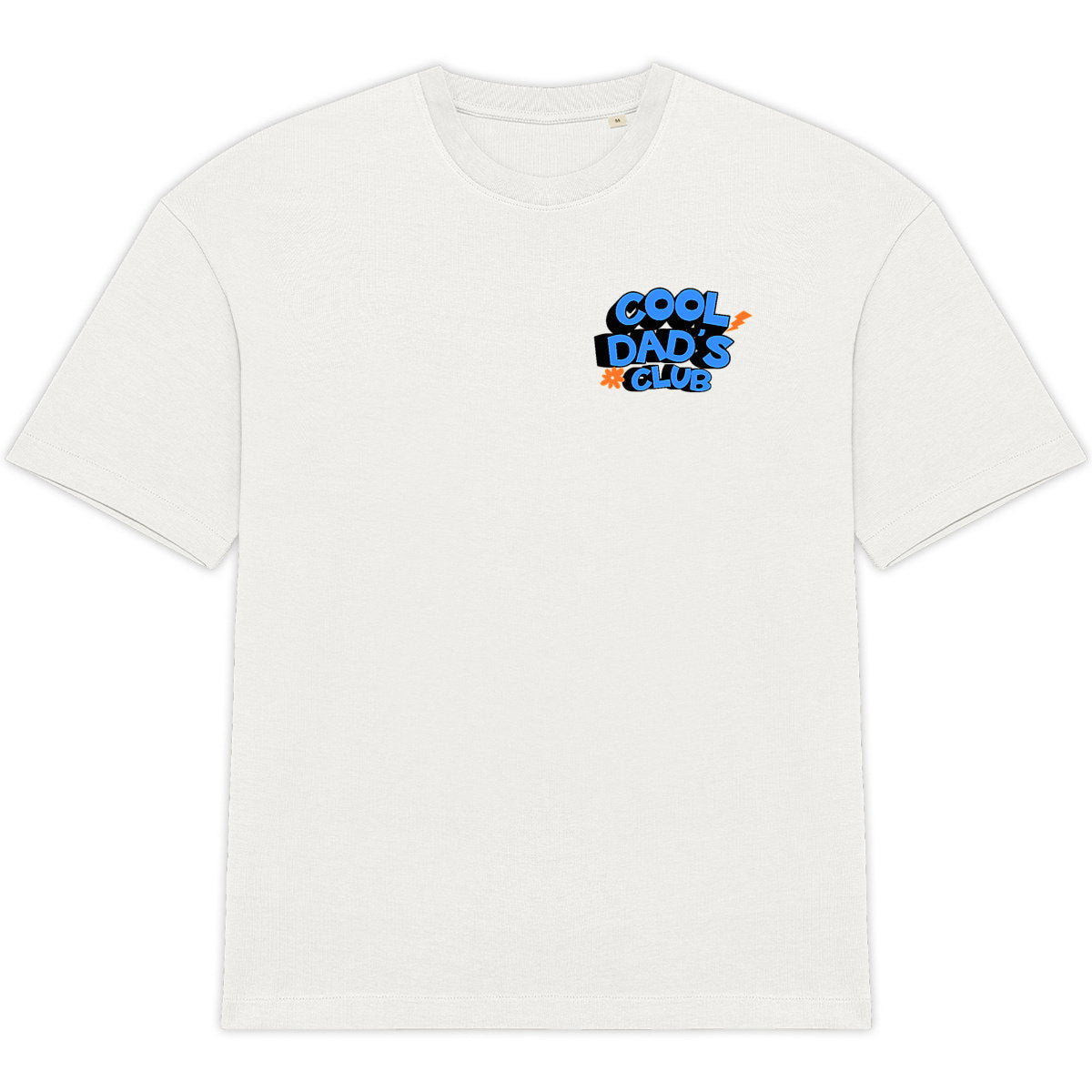 T-shirt oversized Cool Dad's Club 100% coton biologique - face_1