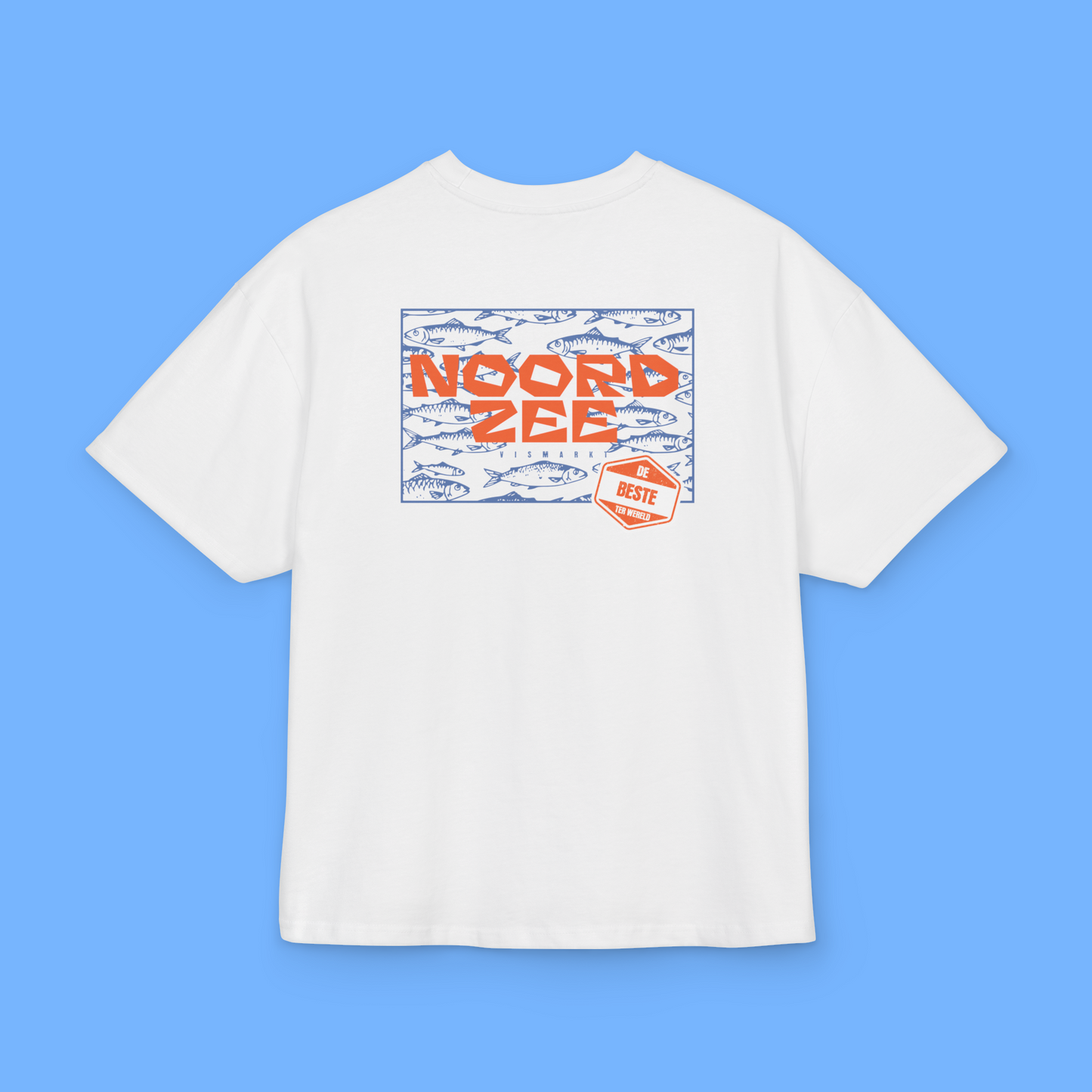 T-shirt Oversize "Noordzee" 100% coton biologique