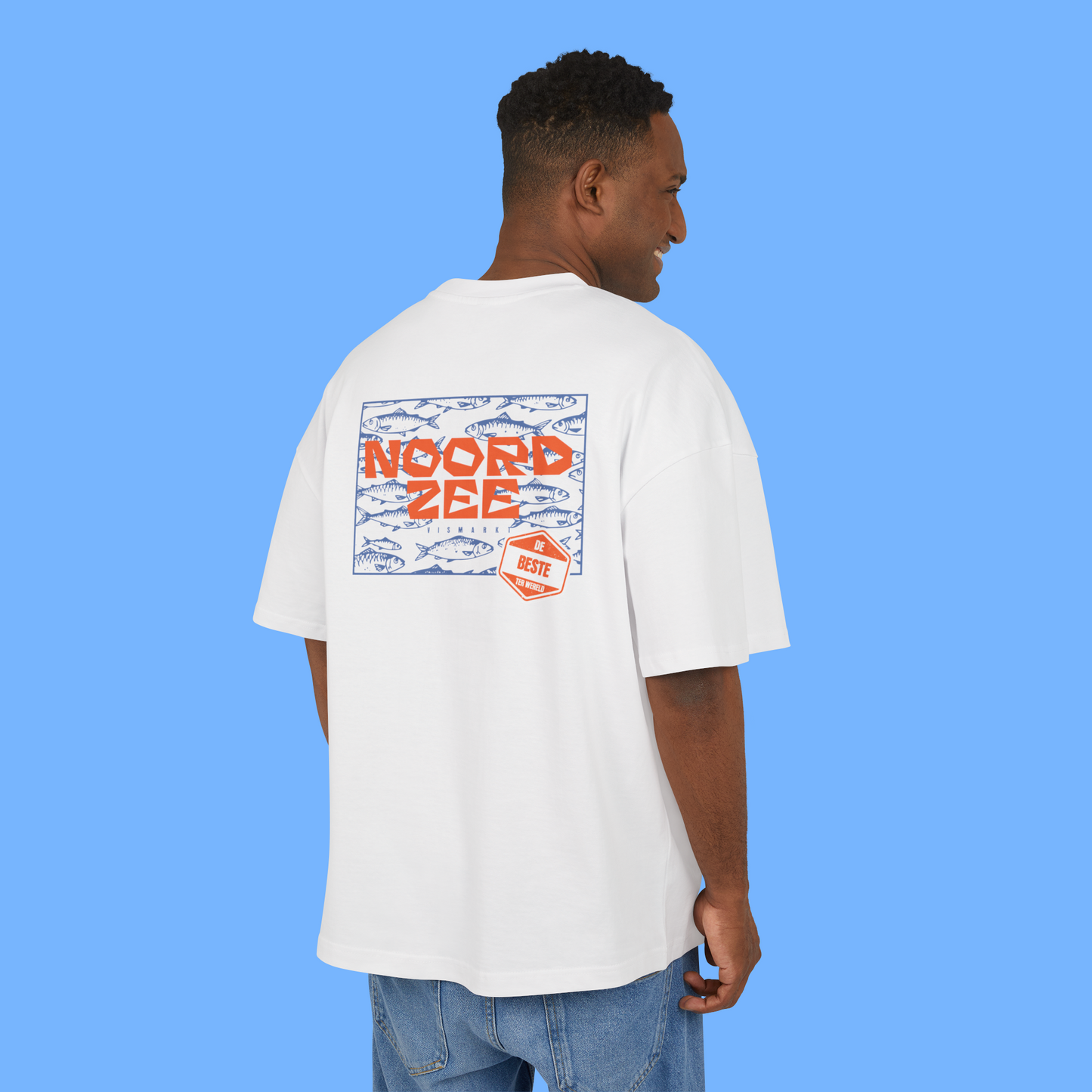 T-shirt Oversize "Noordzee" 100% coton biologique