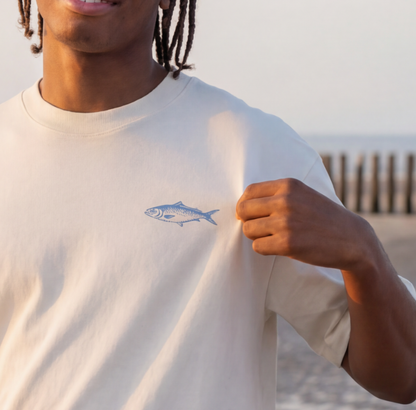 T-shirt Oversize "Noordzee" 100% coton biologique