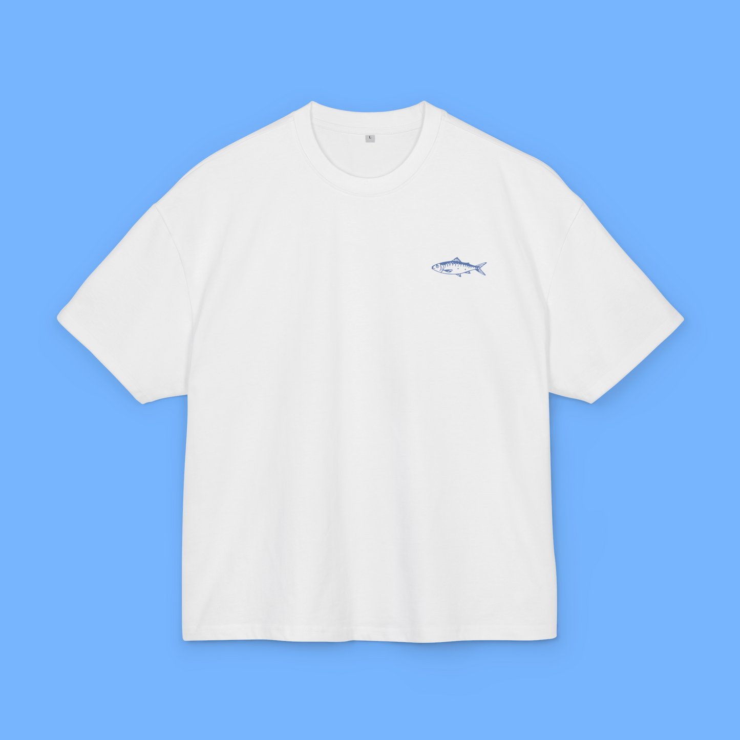 T-shirt Oversize "Noordzee" 100% coton biologique