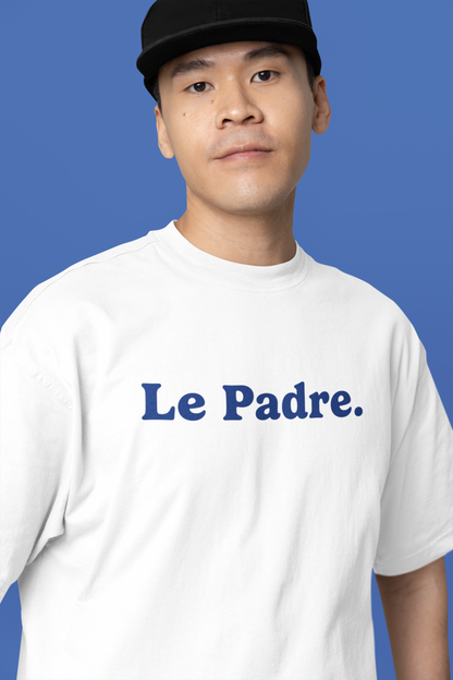 T-shirt unisexe "Le Padre en bleu" 100% coton biologique