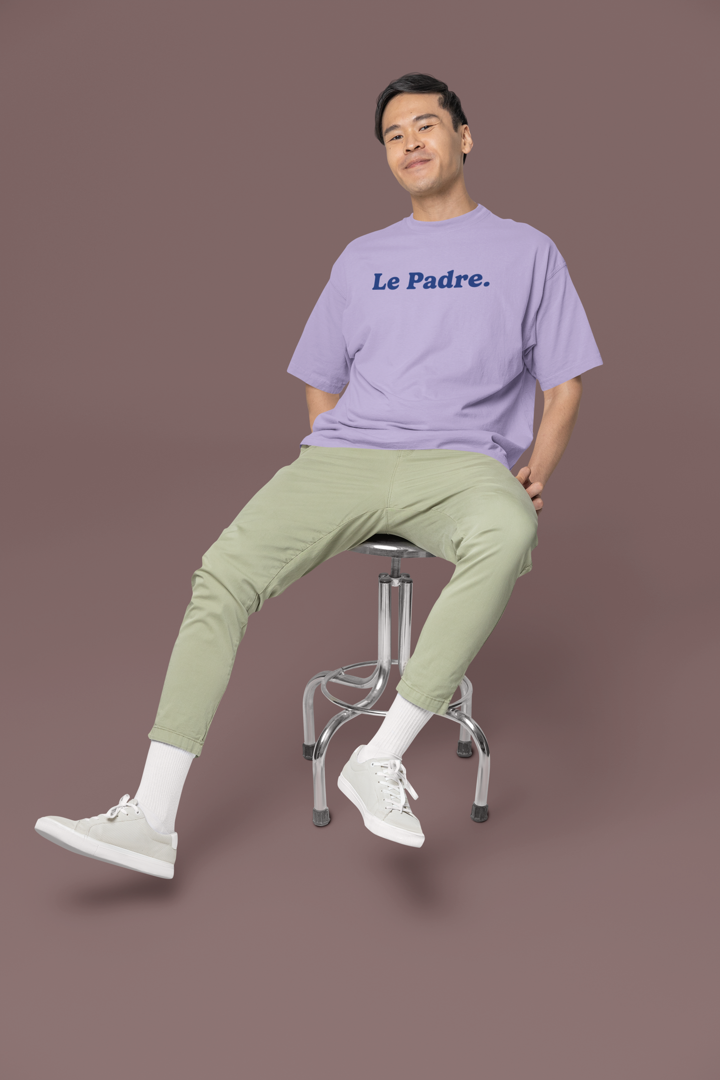 T-shirt unisexe "Le Padre en bleu" 100% coton biologique