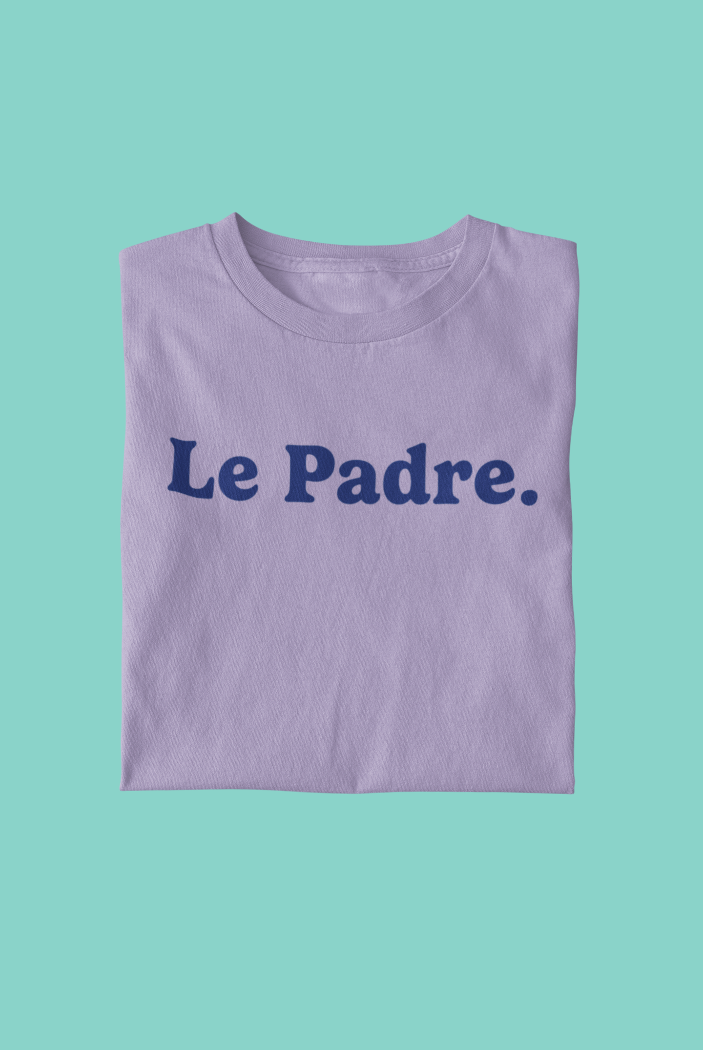 T-shirt unisexe "Le Padre en bleu" 100% coton biologique