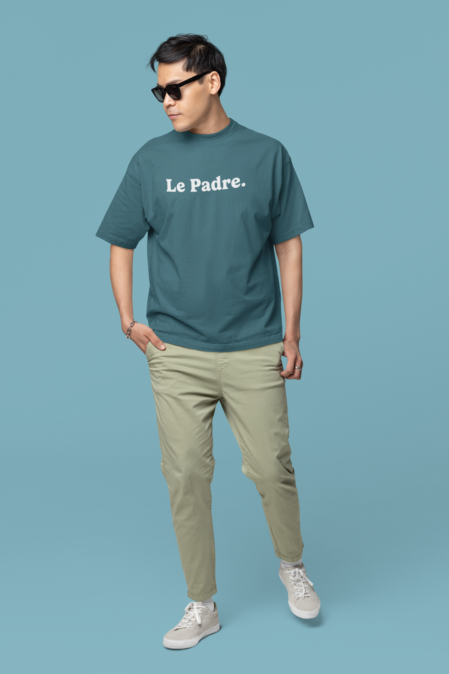 T-shirt unisexe "Le Padre en blanc" 100% coton biologique